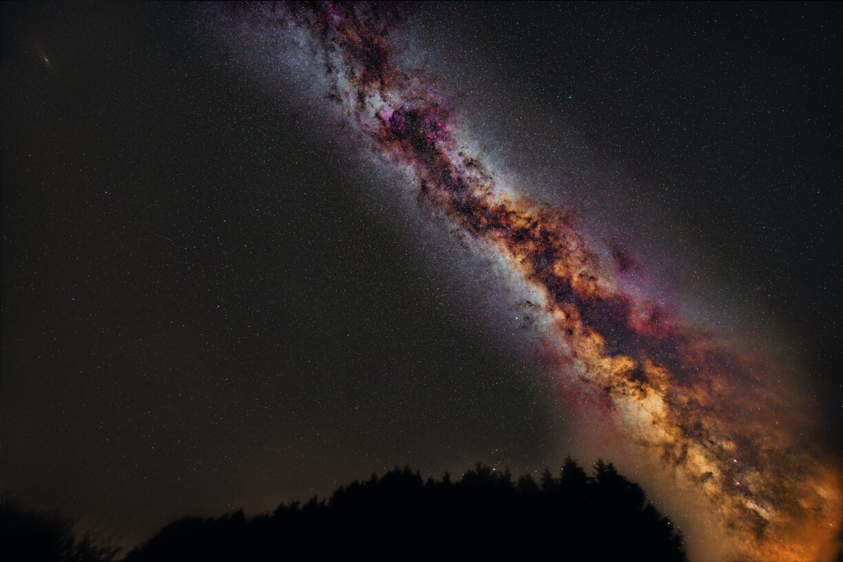 Milky Way photographed in Wincrange.