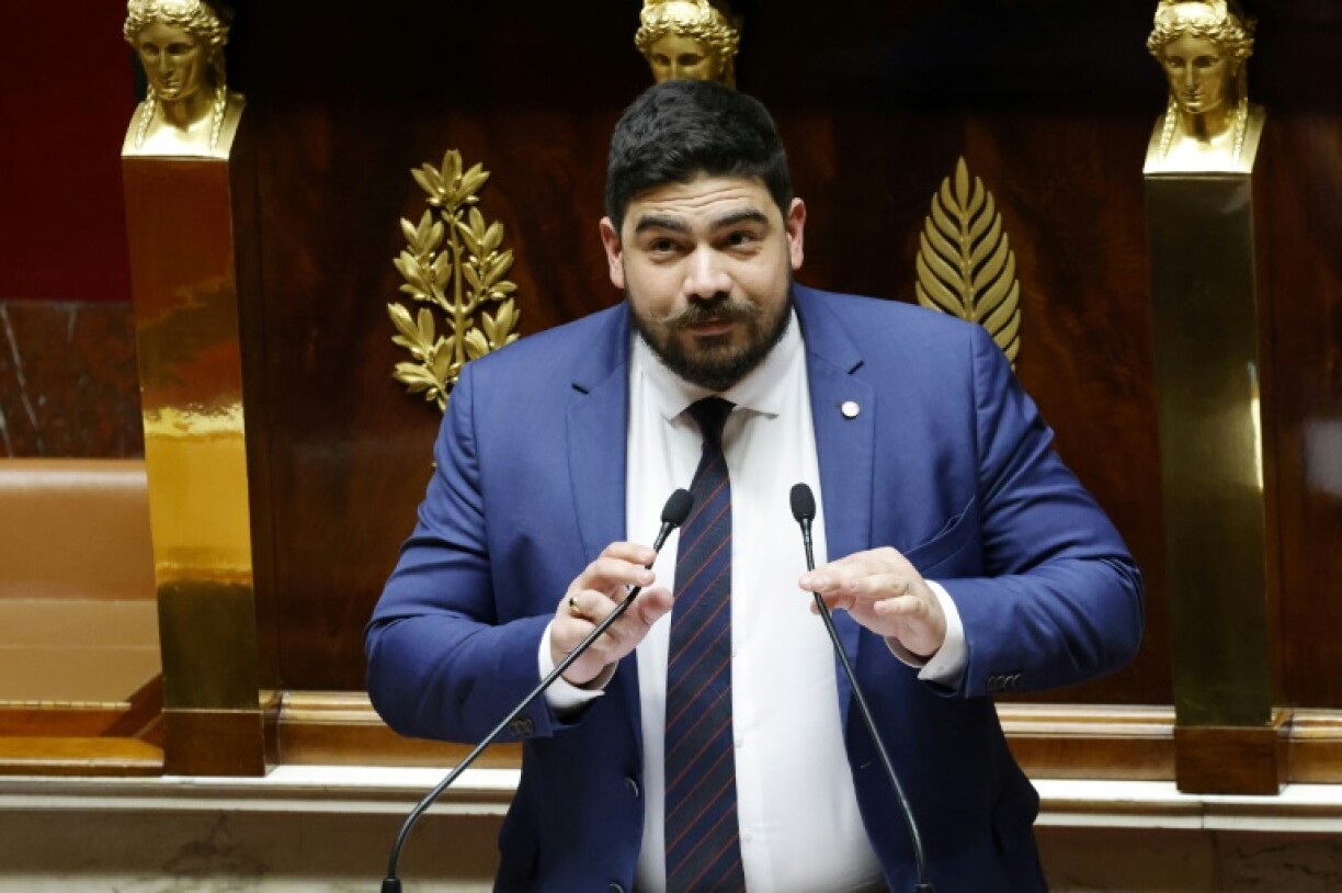 Le député Guillaume Kasbarian à l'Assemblée nationale, à Paris le 13 mars 2023