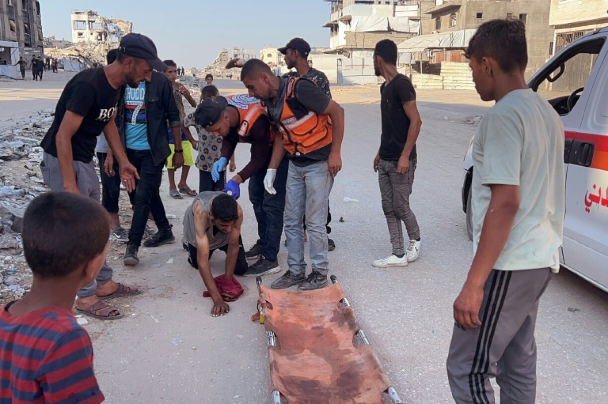 A man was injured when a Israeli drone fired in the Saftawi neighborhood, northern Gaza