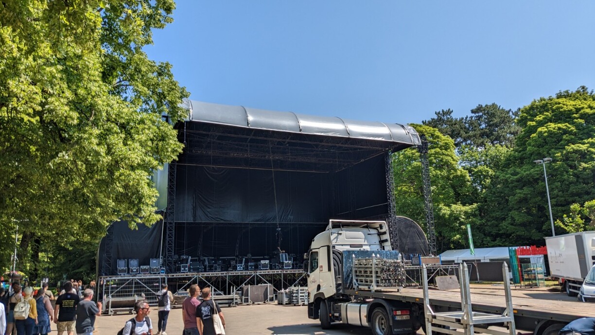 La grande scène des Francos a été élargie cette année.