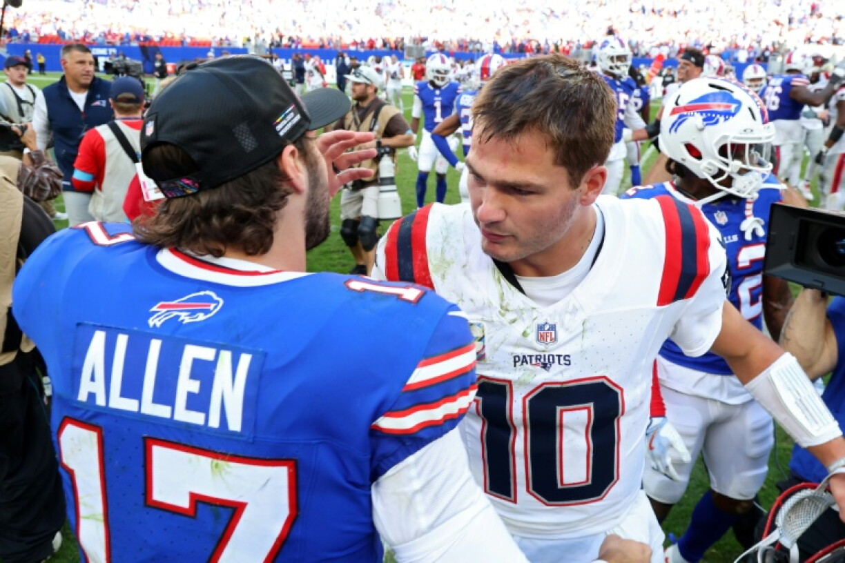 New England's Maye grabbed victory against the AFC East rival Buffalo Bills