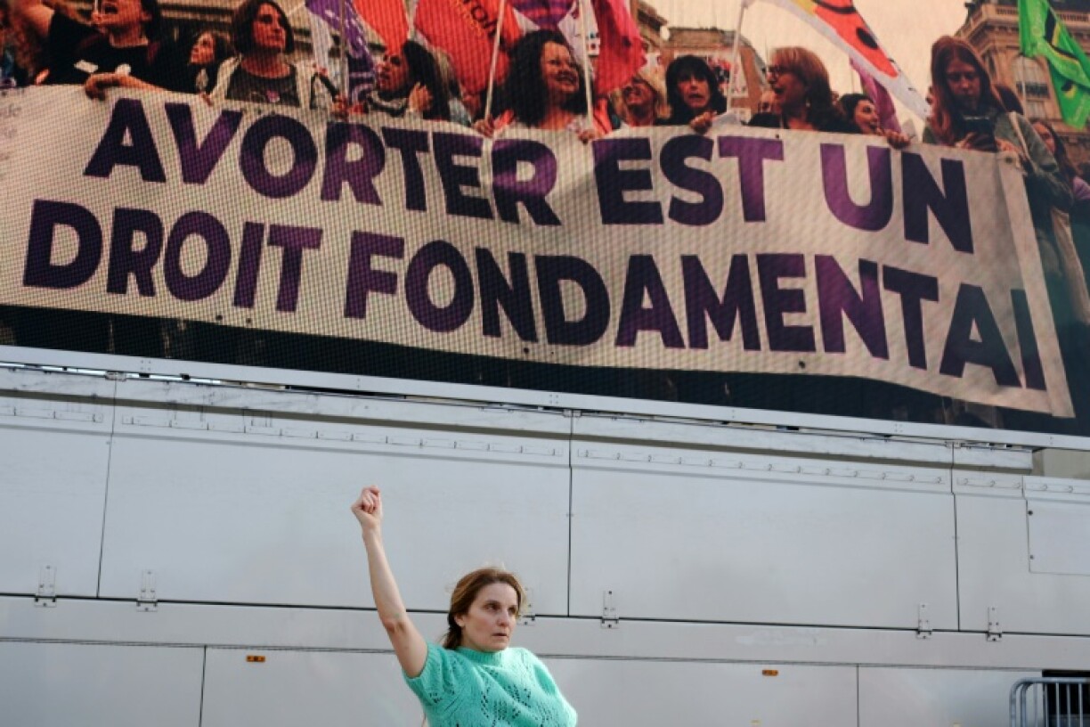 Une manifestation en faveur du droit à l'avortement, le 4 mars dernier à Paris.