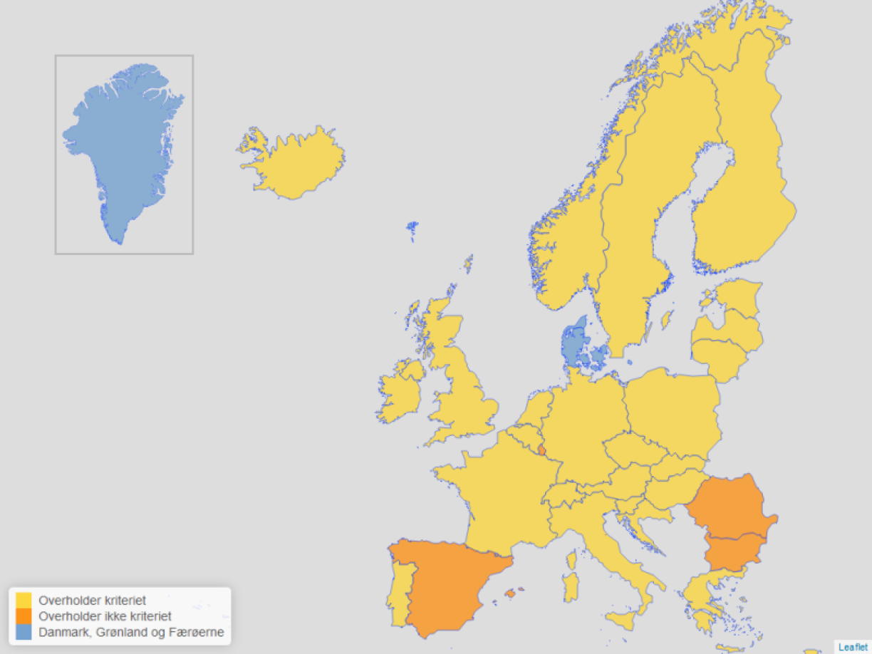 This map was published by Danish authorities on 13 August 2020.