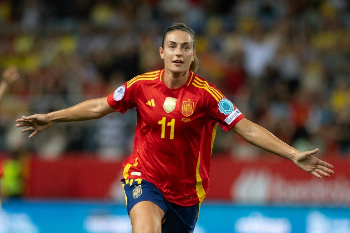 L'Espagnole Alexia Putellas, autrice d'un doublé face à la Suède, en demi-finale aller de la Ligue des nations, le 24 octobre 2025 à Malaga