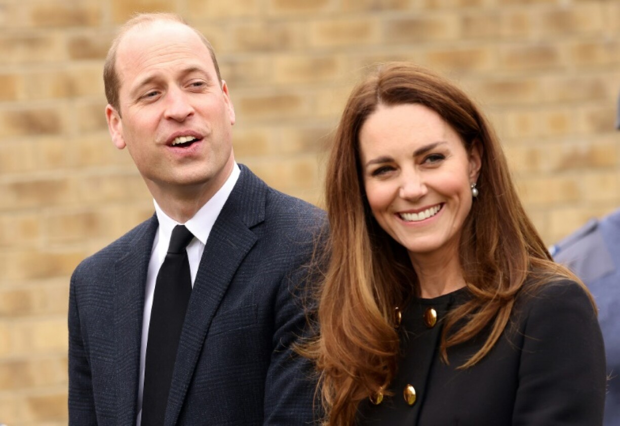 Le prince William et Kate Middleton, respectivement duc et duchesse de Cambridge, le 21 avril 2021 à Londres