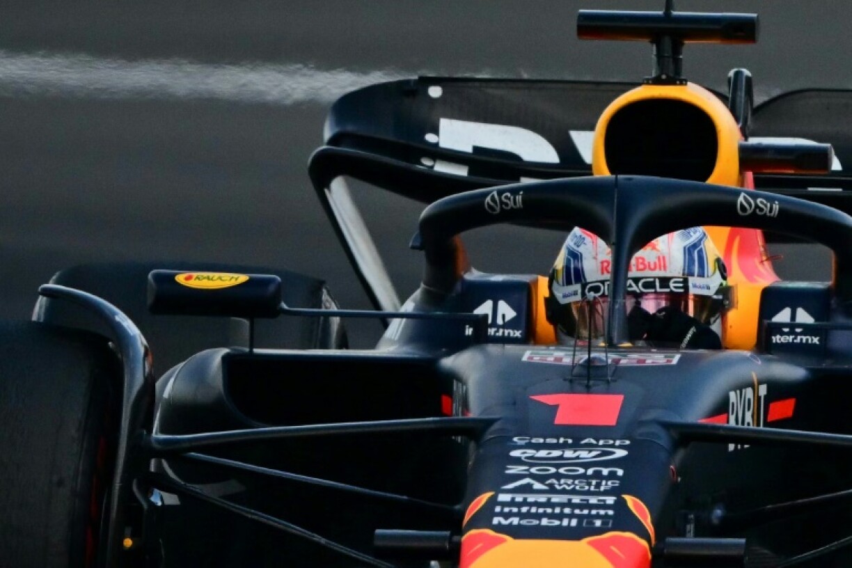 Le pilote de Red Bull Max Verstappen caprès sa victoire lors du Grand-Prix de Grande-Bretagne à Silverstone le 9 juillet 2023