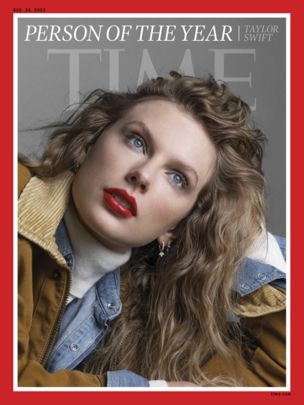 La couverture de Time avec Taylor Swift, personnalité de l'année du magazine