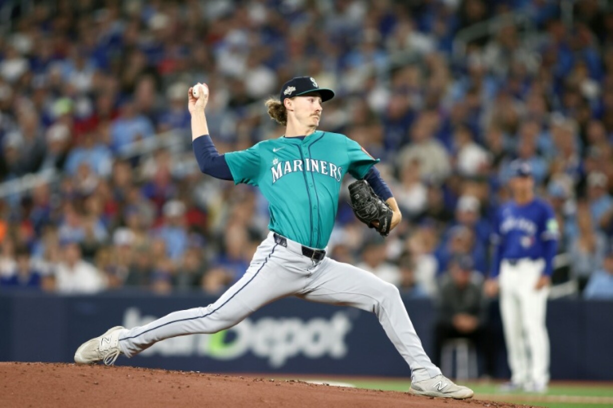 Seattle pitcher Bryce Miller allowed only two hits over six innings to spark the Mariners over Toronto in an MLB playoff game