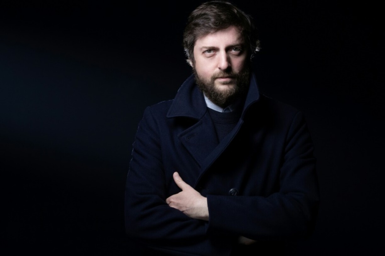 L'auteur de bande dessinée Matthieu Bonhomme, le 23 mars 2021 à Paris