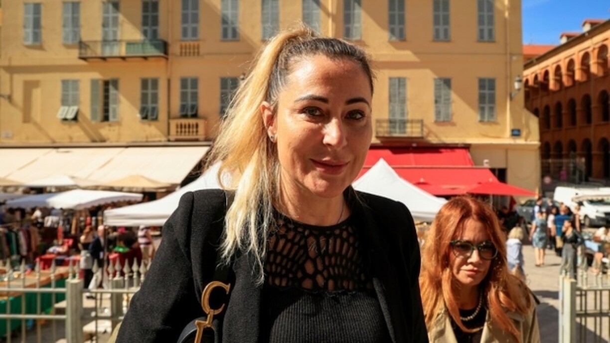 Magali Berdah arrive à son procès pour faillite et blanchiment d'argent au tribunal de Nice, le 30 septembre 2024