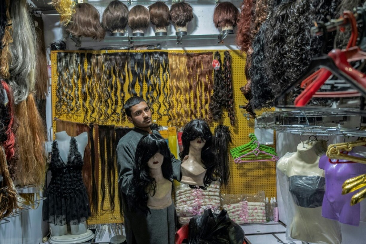 Last year, Taliban authorities banned sales of 'any part of the human body' including hair