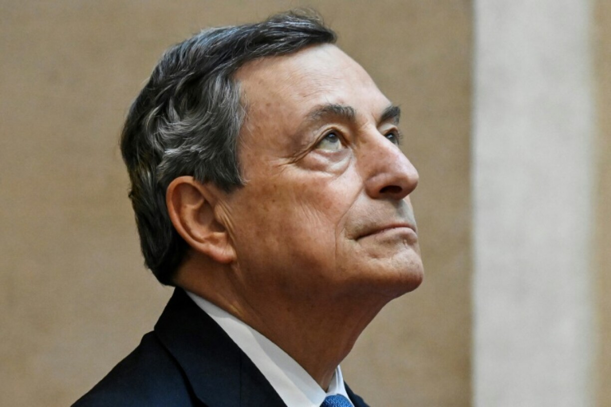 Italian premier Mario Draghi