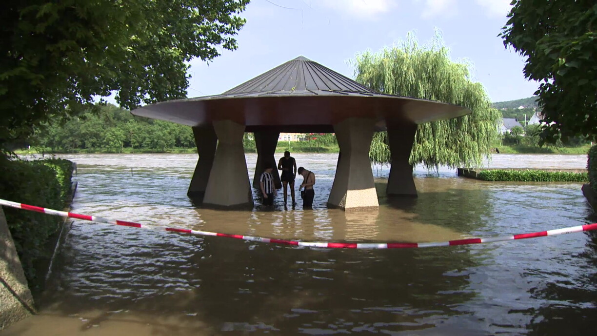 La situation le long de la Moselle en juillet 2021