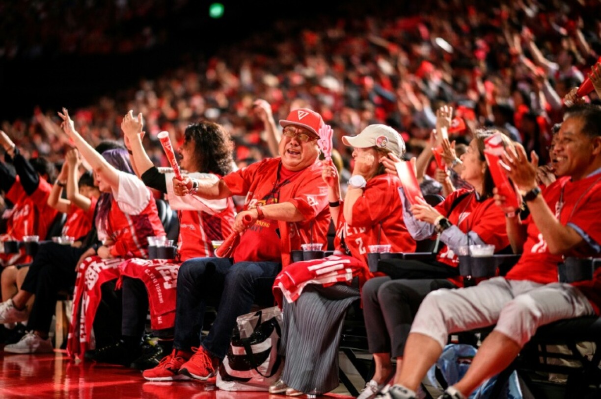Japan's basketball league games such as Sunday's encounter between Chiba Jets and Sendai 89ers in Funabashi, east of Tokyo, are packing out arenas as the sport grows in popularity
