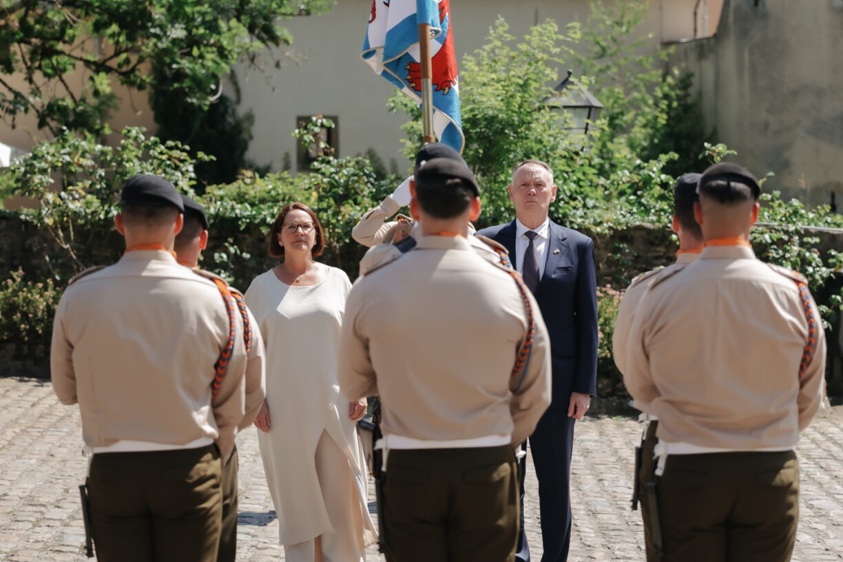 Den 19. Juni 2026 war den David McGuinty op offizieller Aarbechtsvisitt am Grand-Duché.
