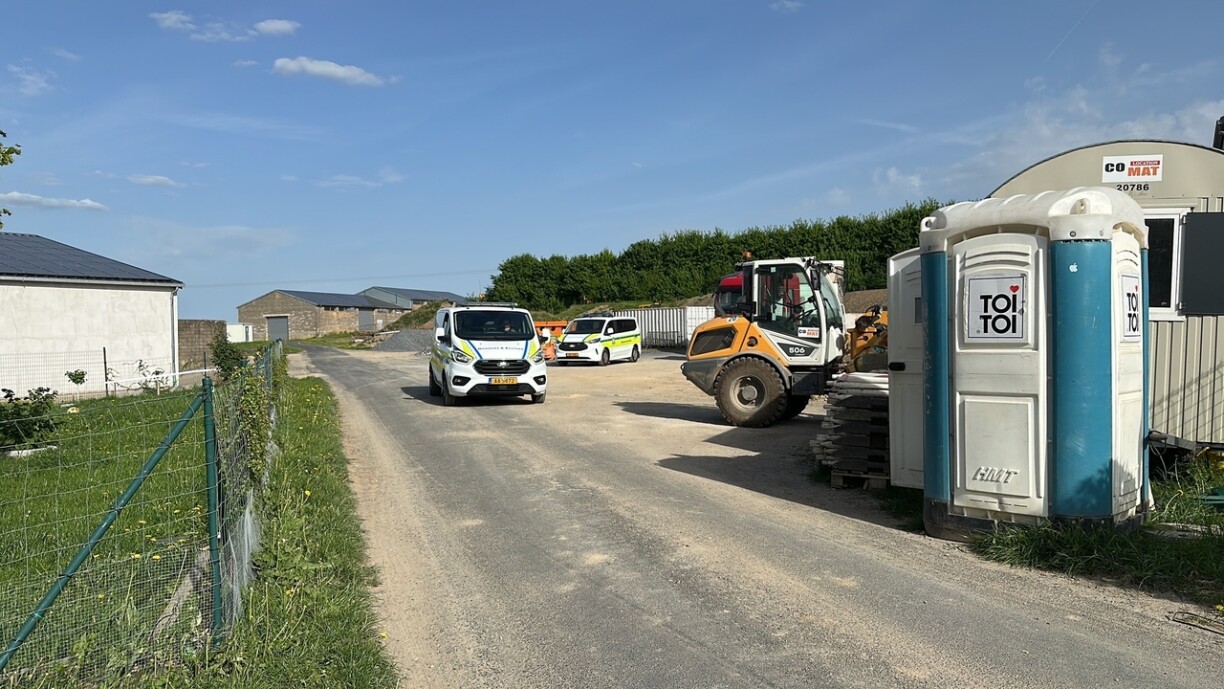 Another major seizure: Customs was still on duty in Eschweiler on Friday afternoon.