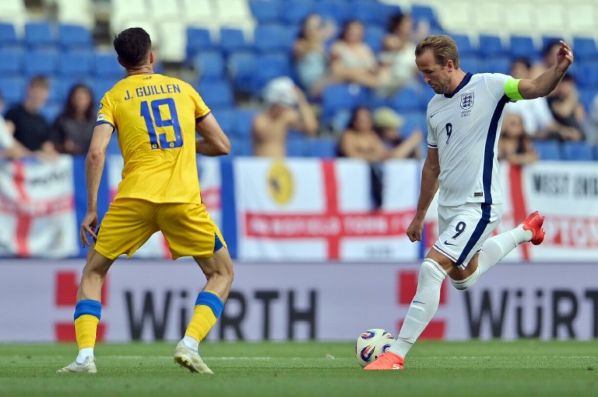 Harry Kane scored in England's win over Andorra