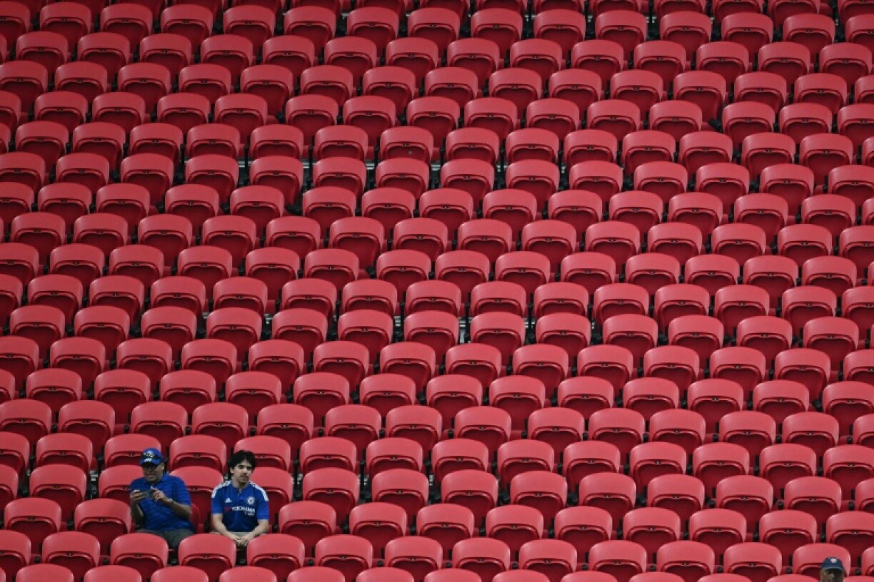 There were a lot of empty seats at the game in Atlanta