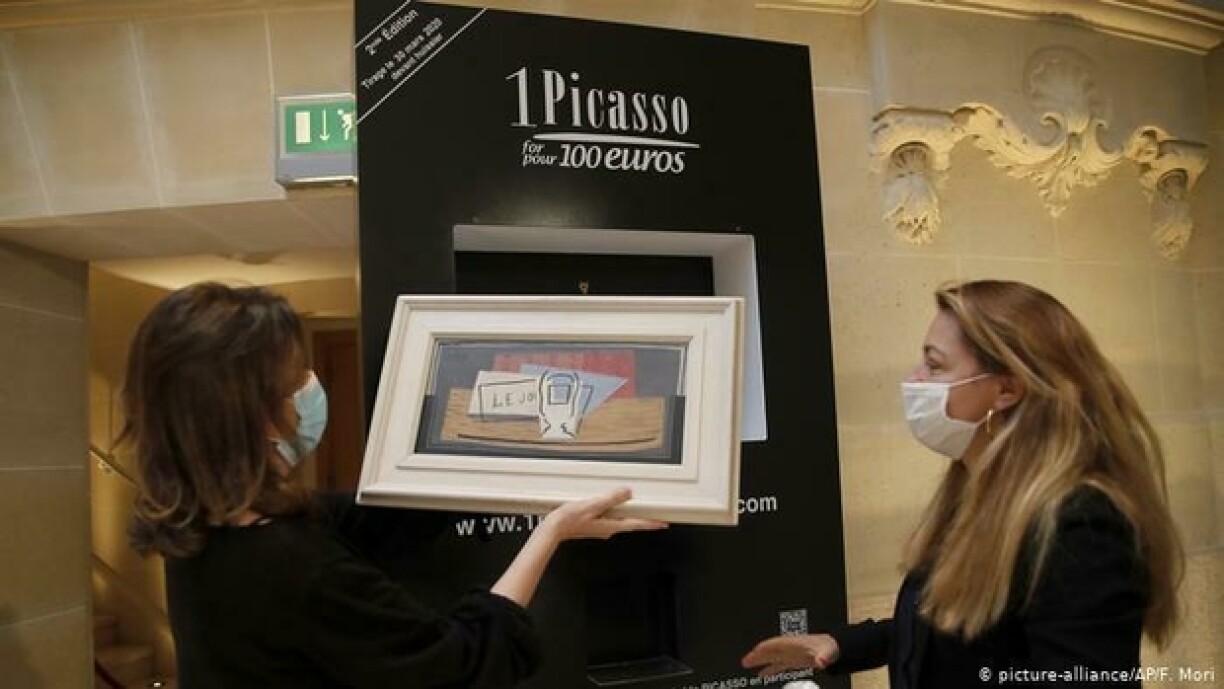 D'Aktiounshaus Christie's huet d'Zéiung iwwer Livestream iwwerdroen.