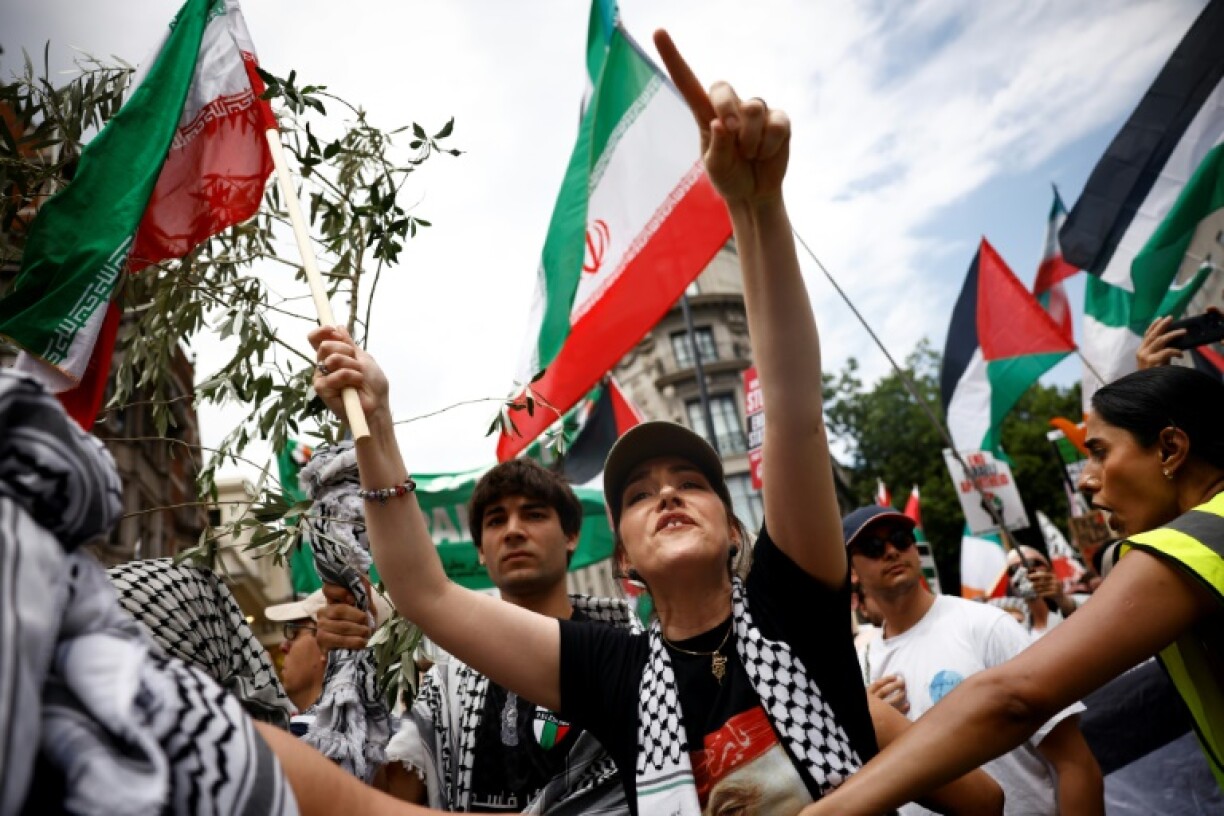 There have been monthly protests in the British capital since the start of the war between Israel and Hamas