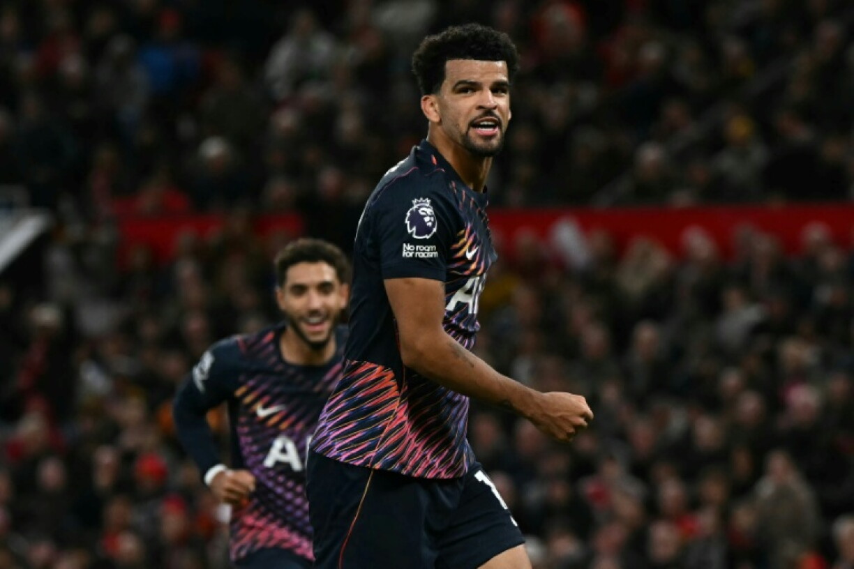Dominic Solanke struck Tottenham's equaliser against Manchester United