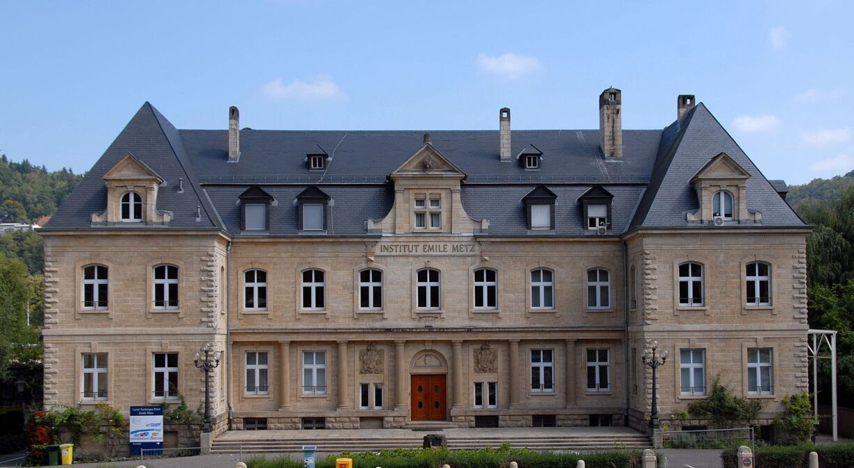 The Lycée Privé Emile Metz in Dommeldange