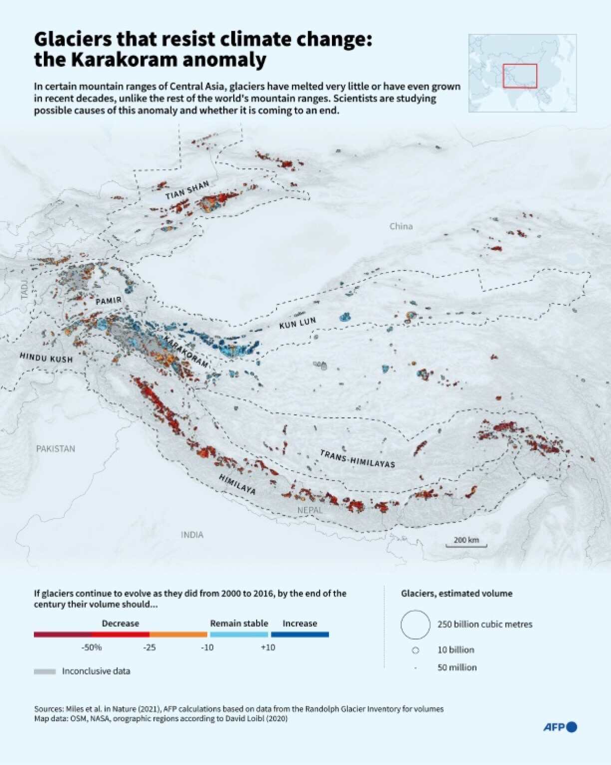 Map of the Pamir-Karakoram anomaly zone