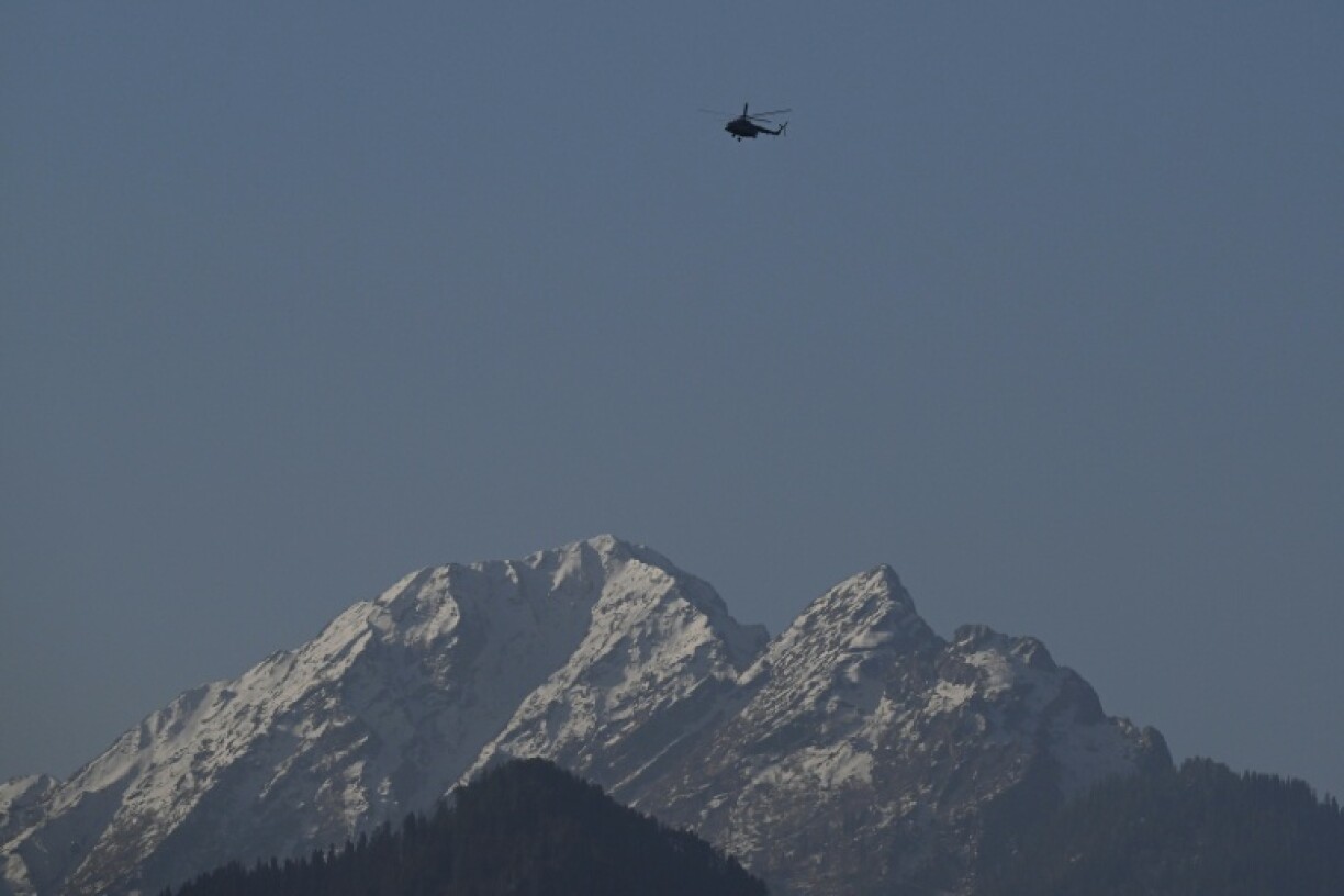 Indian military helicopters are searching for the attackers in the mountainous region