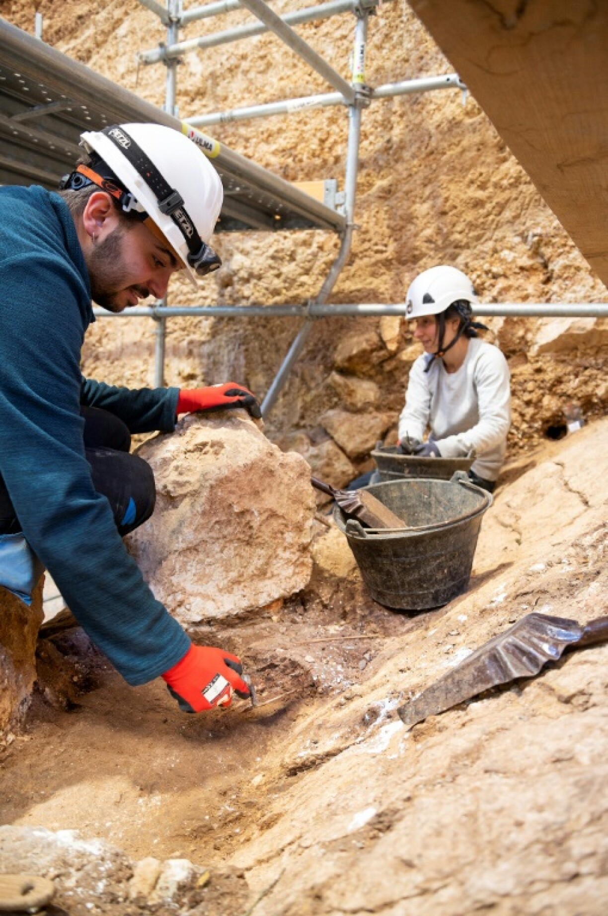 Palaeontologists unearthed the bones at the Sima del Elefante, or 'elephant pit' in northern Spain