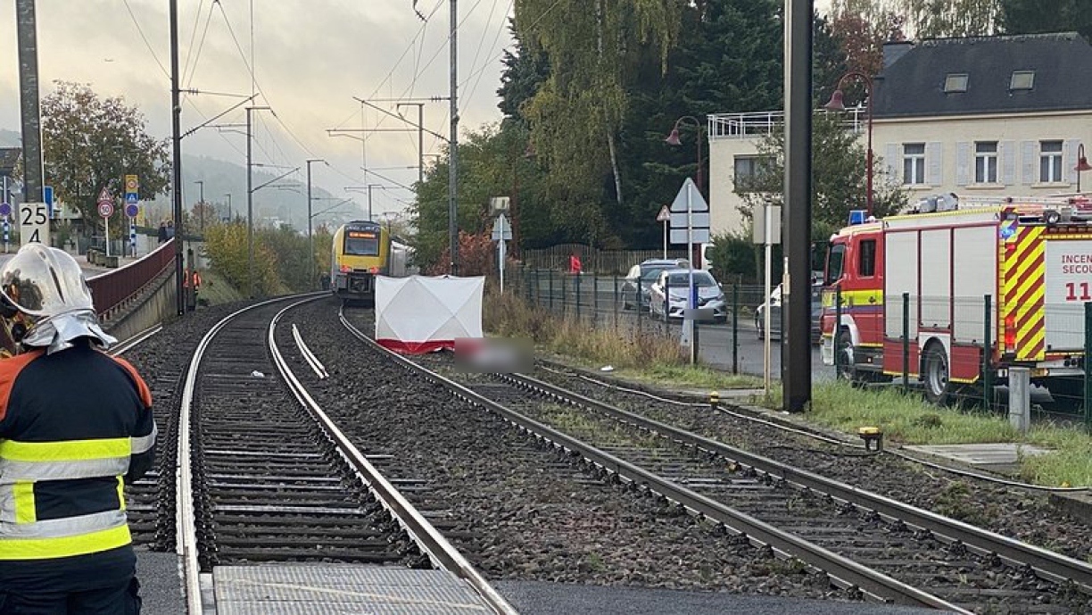 Une photo prise sur les lieux de l'accident mortel survenu le 22 octobre 2021