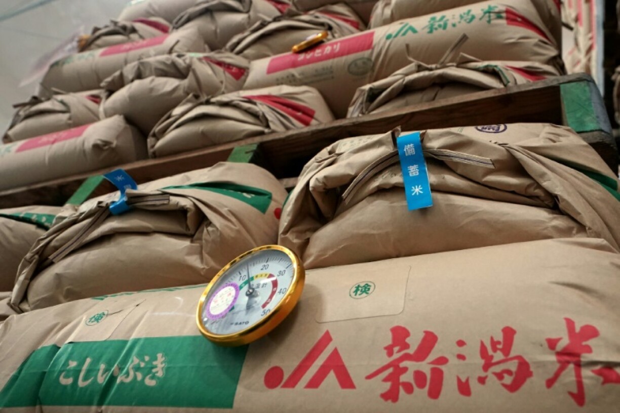Factors behind Japan's rice shortfall include poor harvests due to hot weather in 2023 and panic-buying prompted by a
