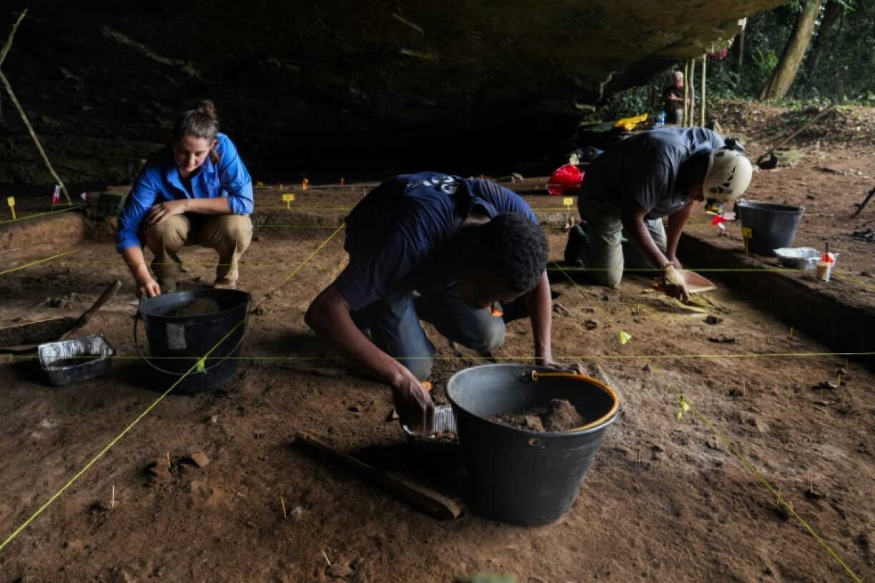 Gabon's Lastourville region has dense forest and dolomite cliffs dotted with caves, within which scientists have unearthed traces of human life dating back to 25,000 years BC