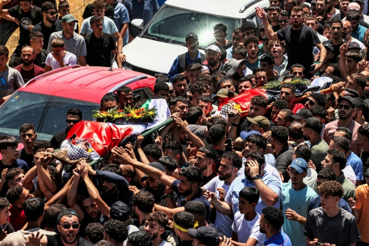 US Palestinian Saif al-Din Abdul Karim Musalat, 20, and Mohammed al-Shalabi, 23, were killed in clashes with Israeli settlers on Friday