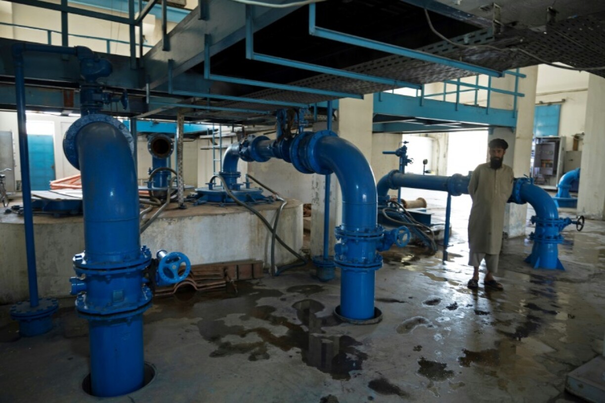 Water systems designed decades ago serve just 20 percent of Kabul's population, which has exploded to around six million over the past 20 years