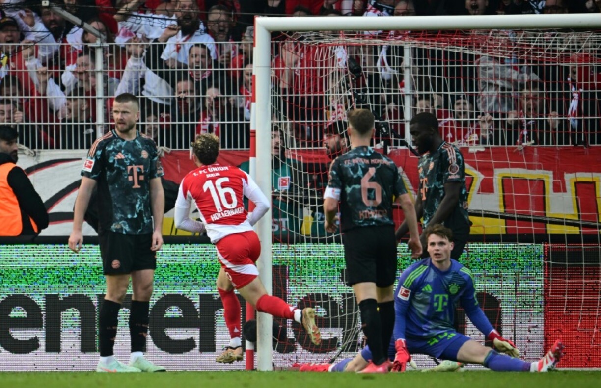 Benedict Hollerbach denied Bayern victory with an equaliser seven minutes from time for Union