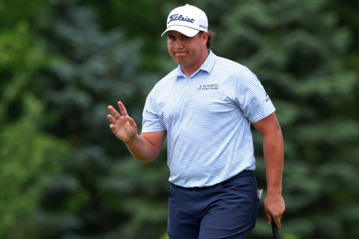 Aldrich Potgieter of South Africa grabbed the lead after the third round of the US PGA Tour Rocket Classic