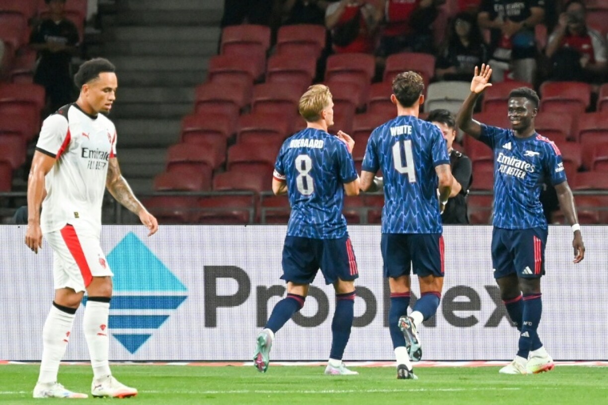 Arsenal kicked off their pre-season campaign with a 1–0 win over Italian giants AC Milan at the National Stadium in Singapore
