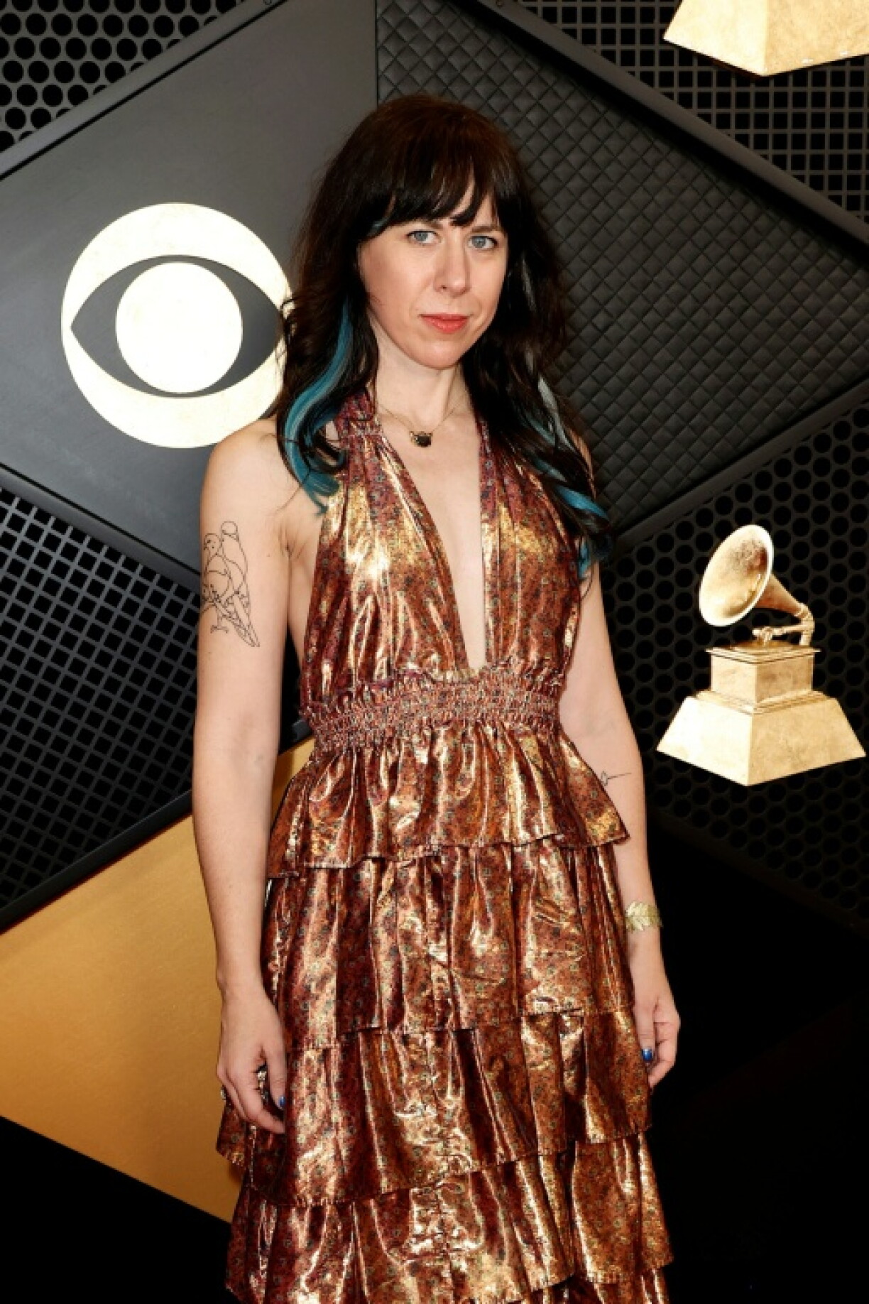 Missy Mazzoli, shown here at the 2024 Grammy Awards, composed 'Lincoln in the Bardo'