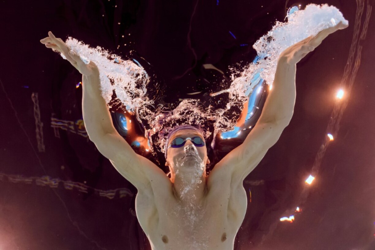 Leon Marchand won four gold medals in the pool at the 2024 Olympics in Paris