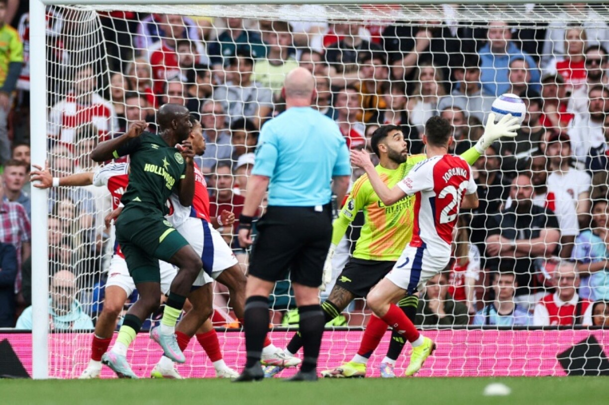 Brentford's Yoane Wissa equalises against Arsenal