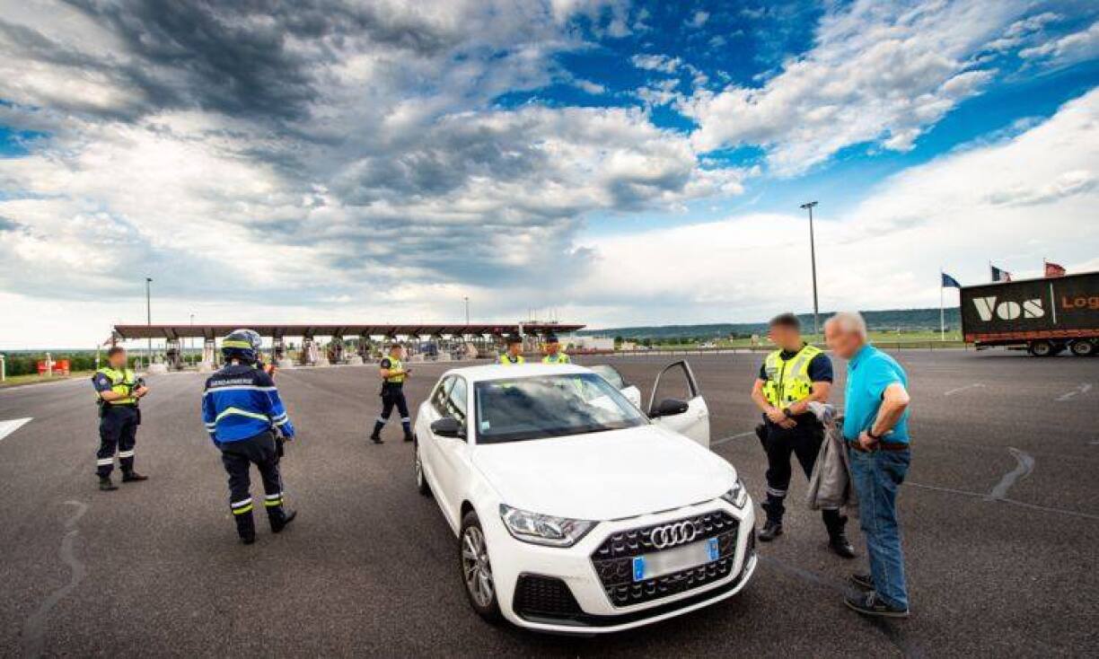 Une photo de l'opération menée mercredi dernier sur l'A31