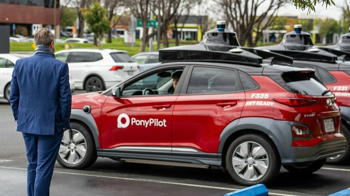 Xavier Bettel lors d'une visite de travail en Californie.