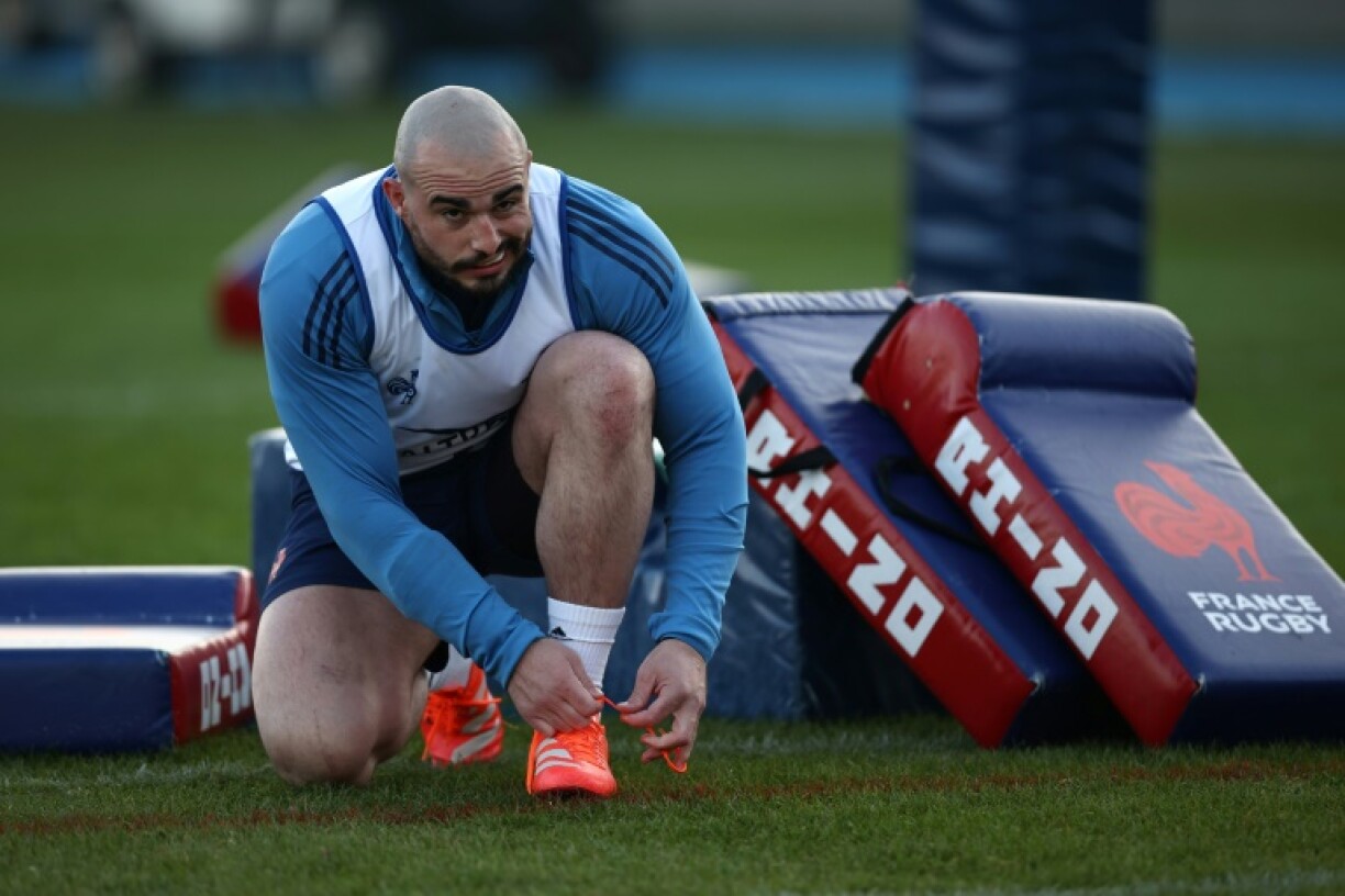 Jean-Baptiste Gros in training with France this week