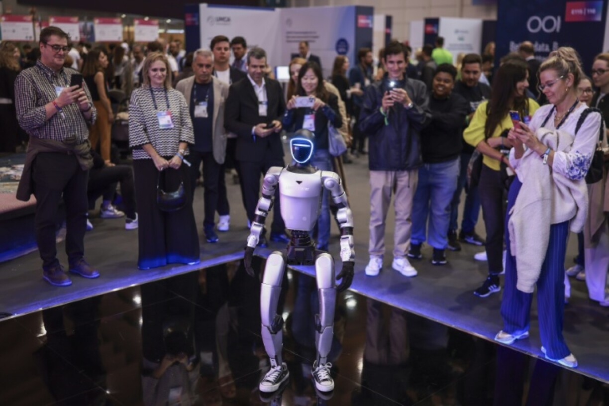 China's Unitree wowed Web Summit visitors with its agile androids