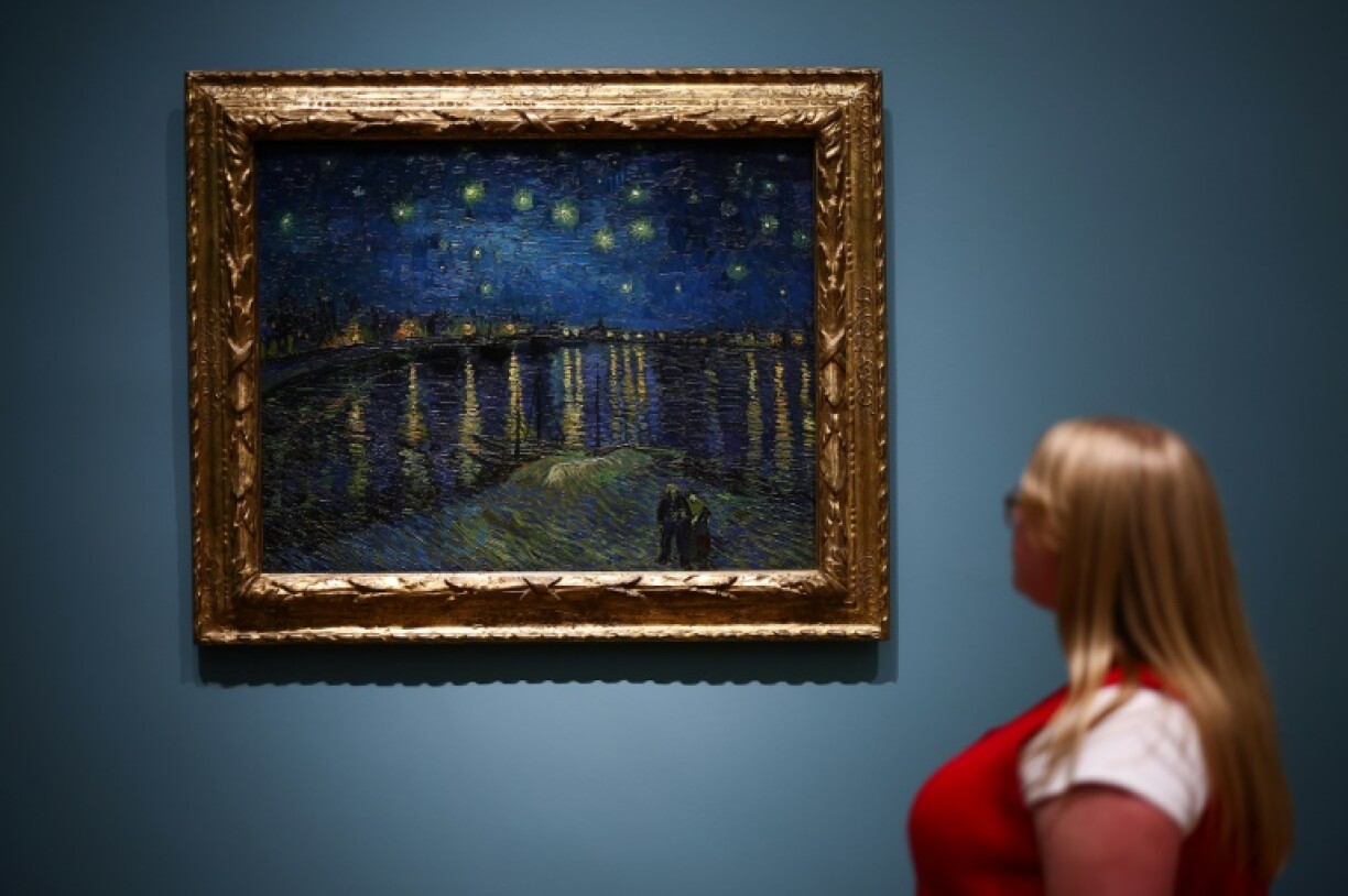 Dutch artist Vincent Van Gogh's 'Starry Night over the Rhone' is among the paintings featured at Britain's National Gallery