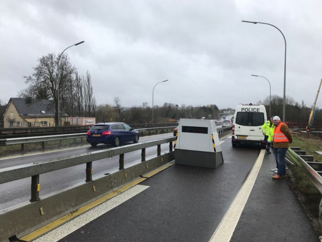 Un radar de chantier sera installé sur l'A33 durant toute la durée des travaux.