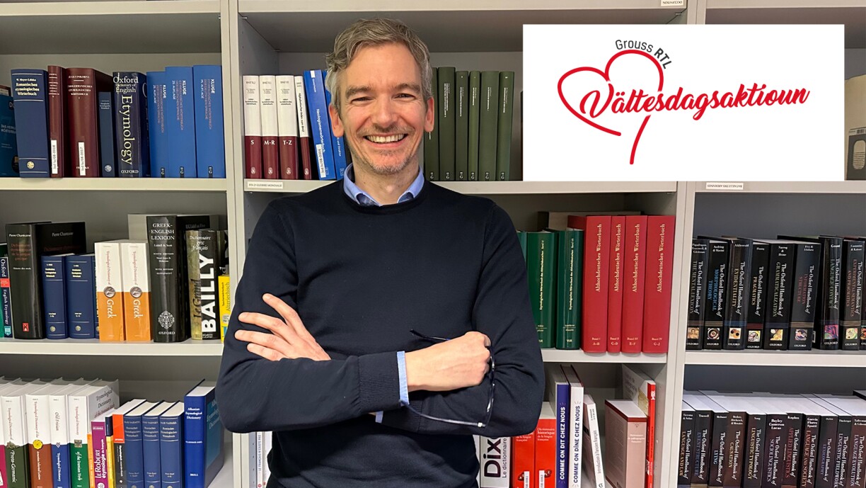 Alexandre Ecker from the Centre for the Luxembourgish Language (ZLS).