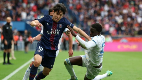 Lee Kang-In played 124 times for Paris Saint-Germain