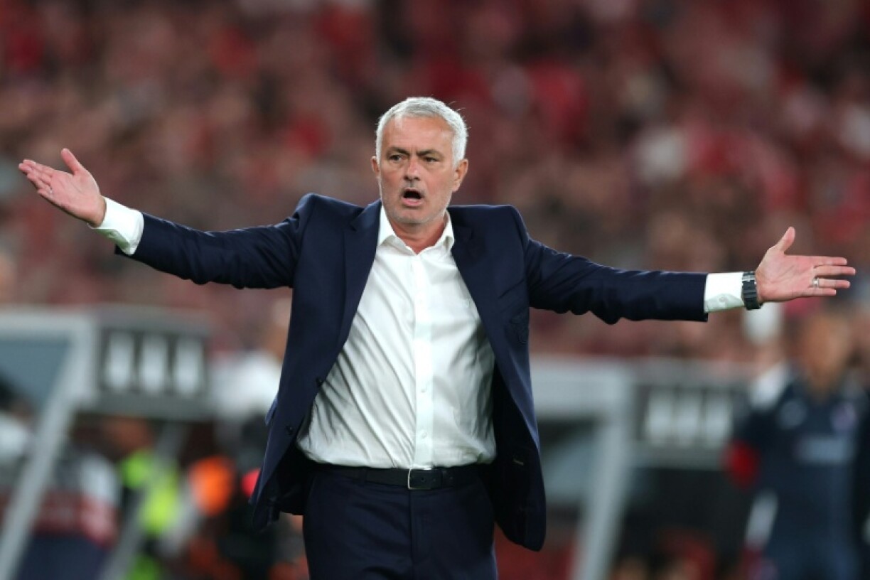 Benfica's Portuguese coach Jose Mourinho will return to face Chelsea at Stamford Bridge, where he won three Premier League titles