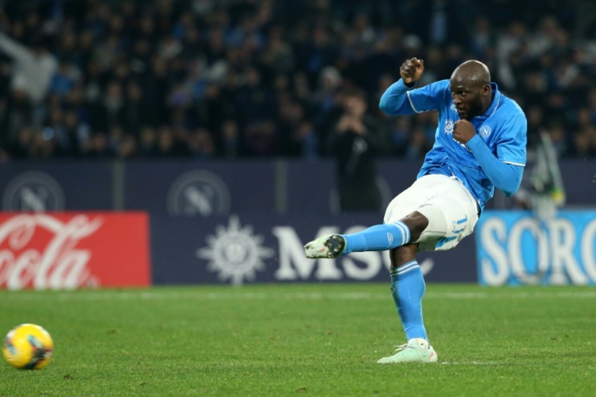 Romelu Lukaku's winning penalty was his ninth Napoli goal